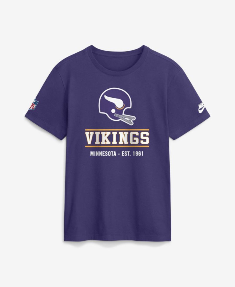Men's Big & Tall Minnesota Vikings Sideline Final Sprint Dri-FIT Crew Neck T-Shirt