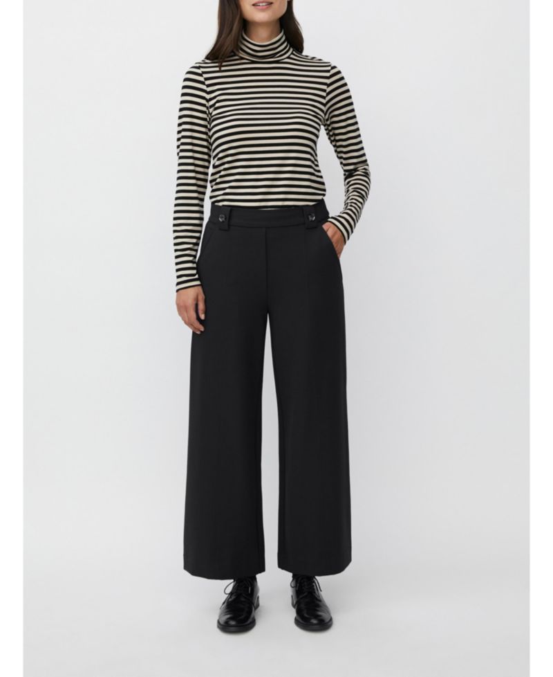 Women's Cropped Wide Leg Pants