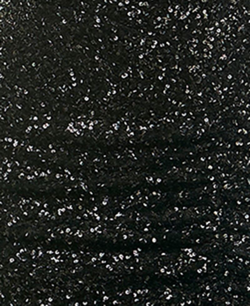 Juniors' Sequined Halter Midi Body-Con Dress