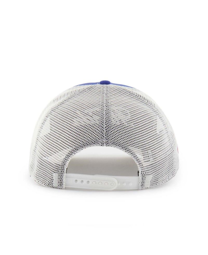 Men's and Women's Royal Kansas Jayhawks Contemporary Basics Foundation Trucker Hitch Adjustable Hat