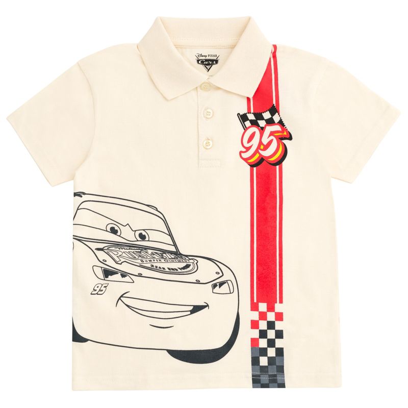 Disney Boy's 6-12 Lion King Mickey Mouse Polo Shirt and Shorts Outfit Set