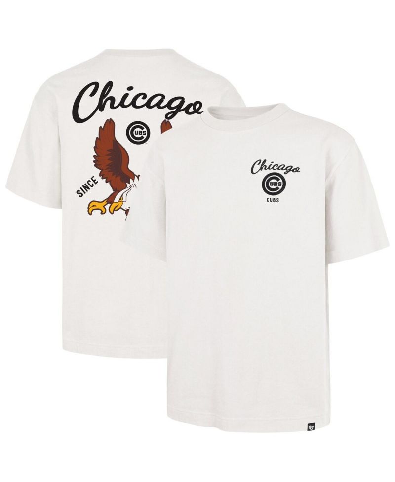 Men's Cream Chicago Cubs Souvenir Eagle Foundation T-Shirt