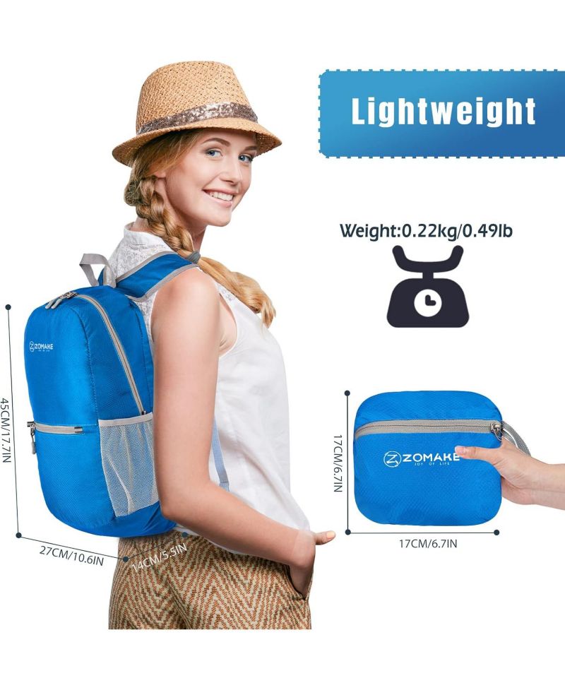 Ultra Lightweight Hiking Backpack 20L, Packable Small Backpacks Water Resistant Daypack for Women Men