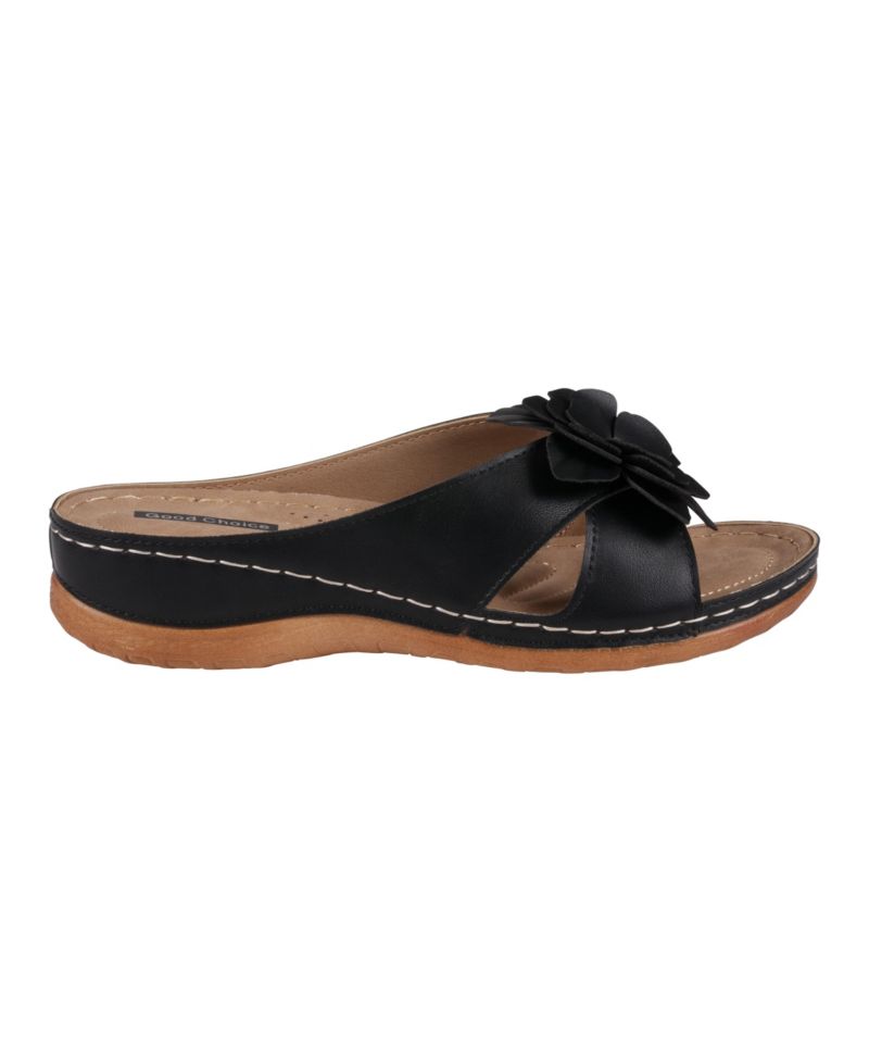 Women's Joy Flower Rosette Comfort Sandals