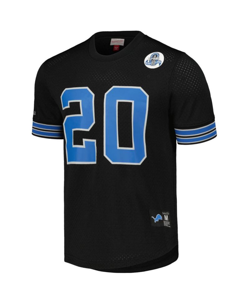 Men's Barry Sanders Detroit Lions Retired Player Name & Number Mesh Top