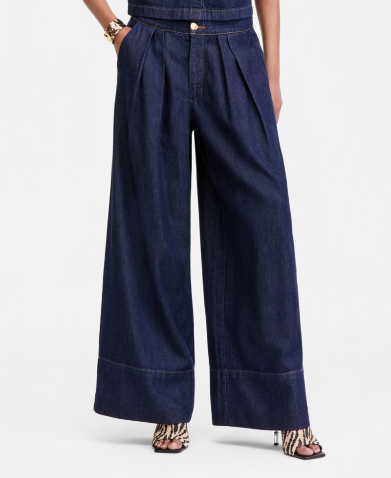 Women's High-Rise Wide-Leg Jeans
