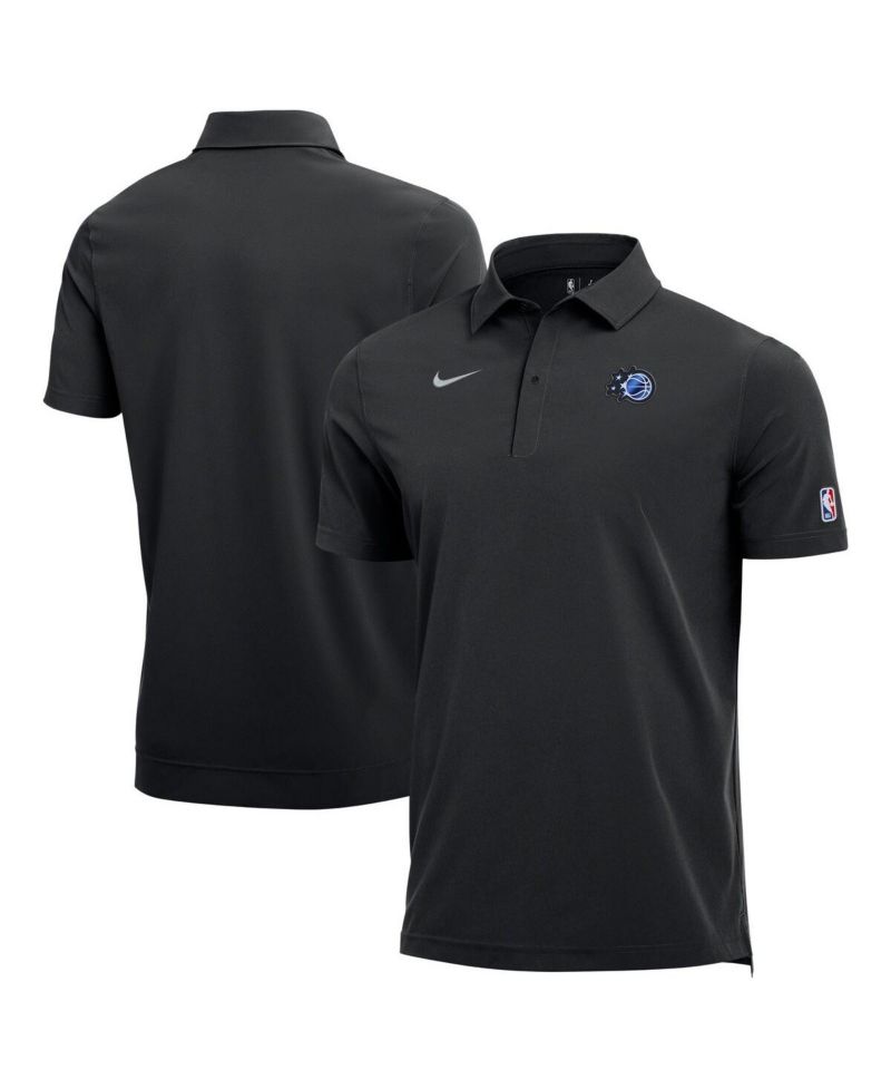 Men's Black Orlando Magic 2025/26 Authentic Dri-FIT Coaches Polo Shirt