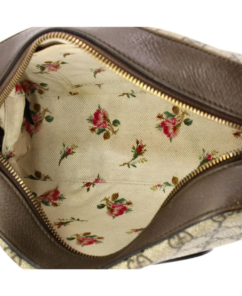 Neo Vintage Camera Messenger Bag GG Coated Canvas