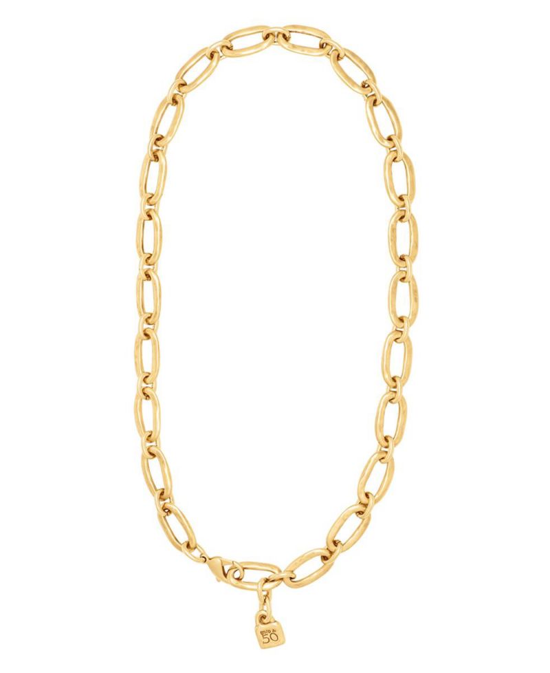 Link Shape Classic Carabiner Necklace