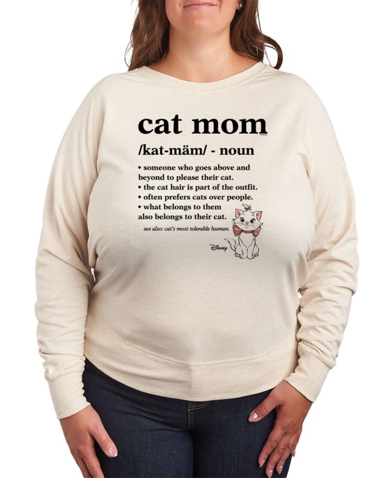 Plus Size The Aristocrats Cat Mom Graphic Pullover T-Shirt