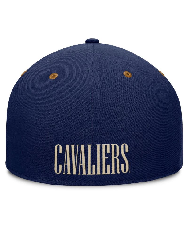 Men's Navy/Brown Virginia Cavaliers NoBo Fitted Hat