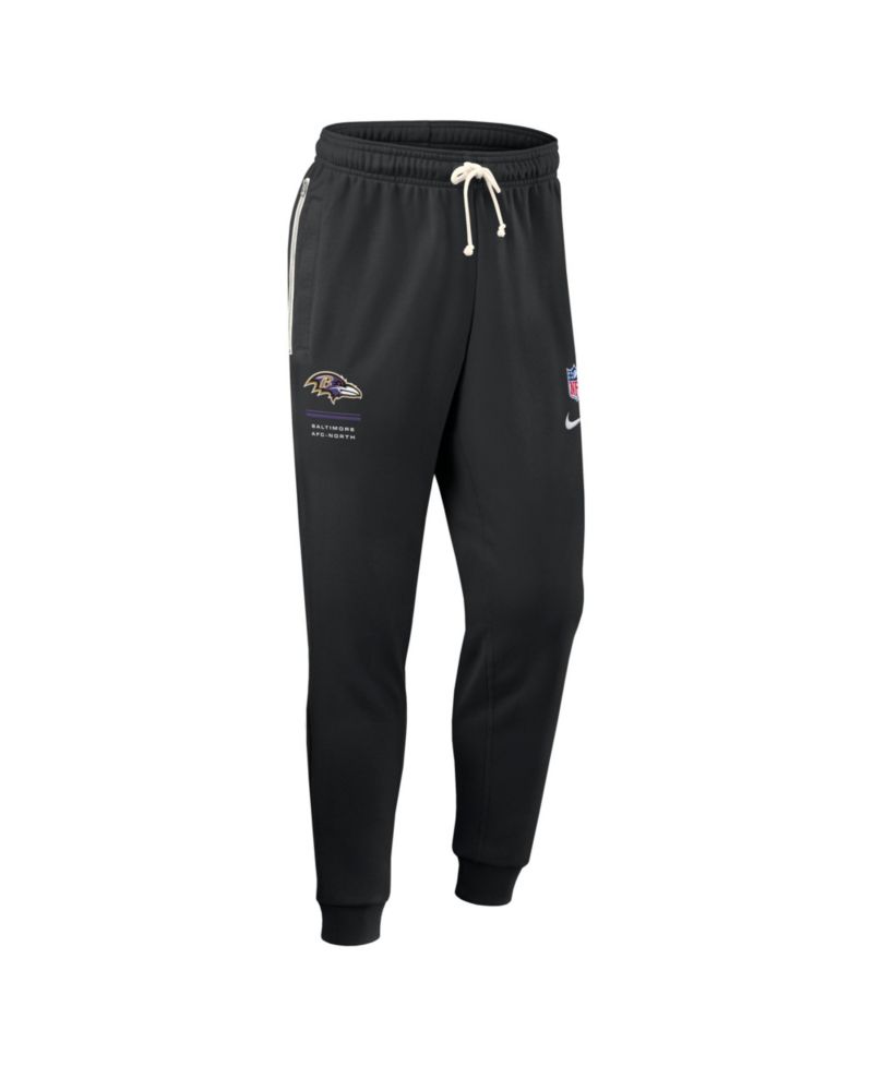 Men's Black Baltimore Ravens Sideline Standard Issue Dri-FIT Taper Pants