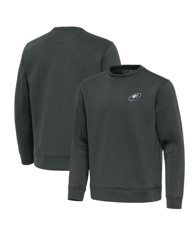 Men's Pewter Philadelphia Eagles Relevant Lightweight Pullover Sweatshirt