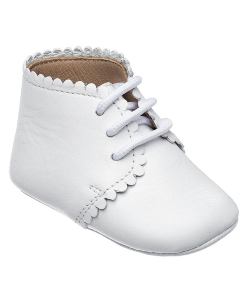 Infant Boy Baby Scalloped Bootie