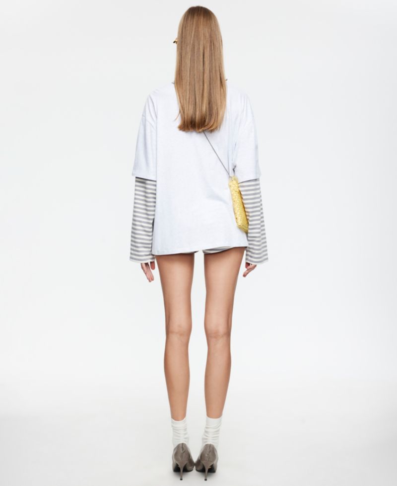 Women's Bottega Long-Sleeve Crewneck Shirt