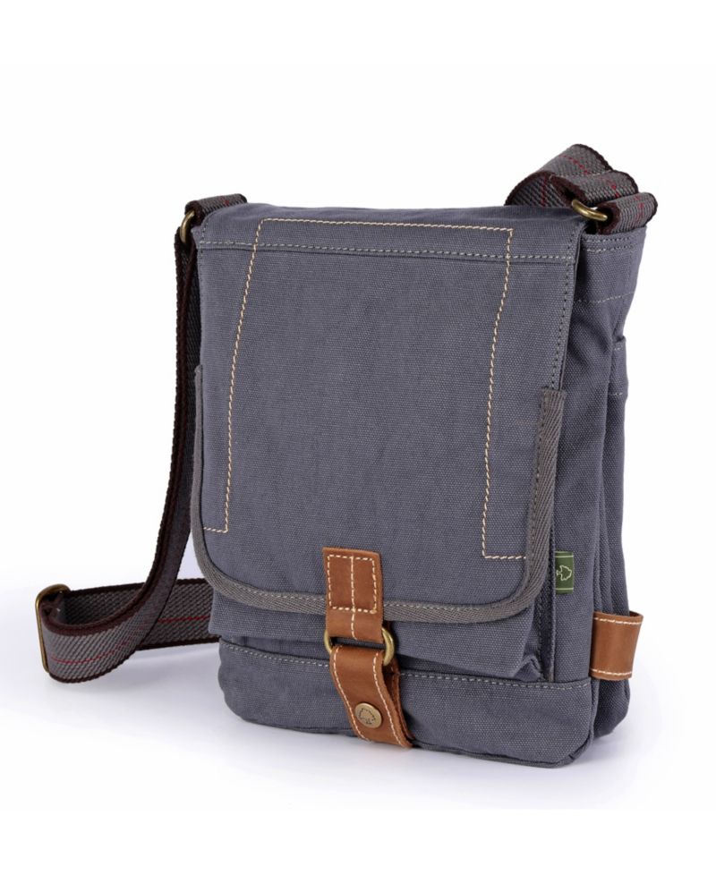 Atona Classic Flap Canvas Crossbody Bag