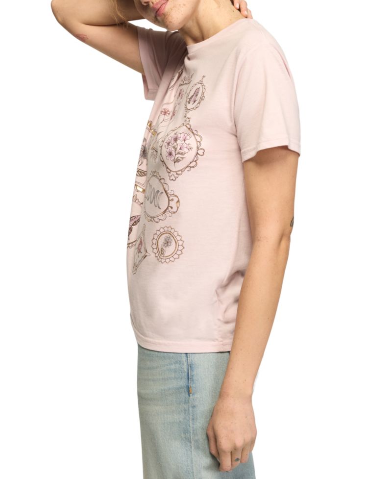 Women's Floral Frames Boyfriend T-Shirt