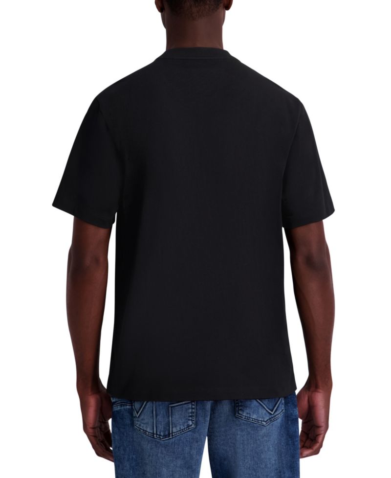 Men's Embossed Karl Logo Cotton T-Shirt