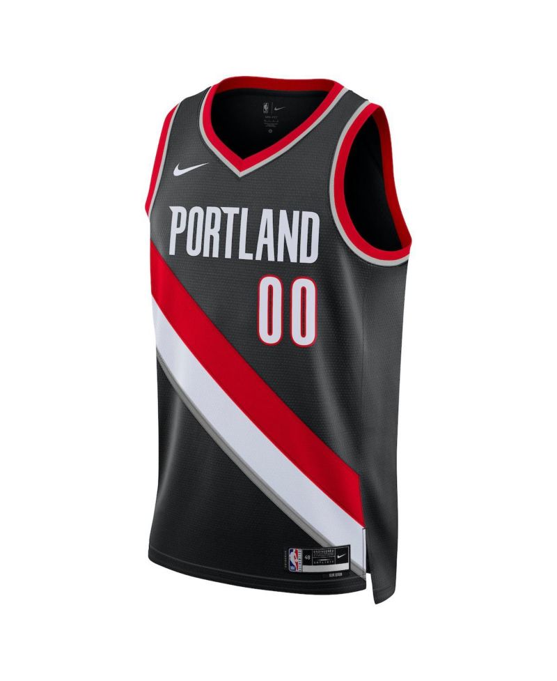 Men's and Women's Scoot Henderson Black Portland Trail Blazers 2023 NBA Draft Swingman Jersey - Icon Edition