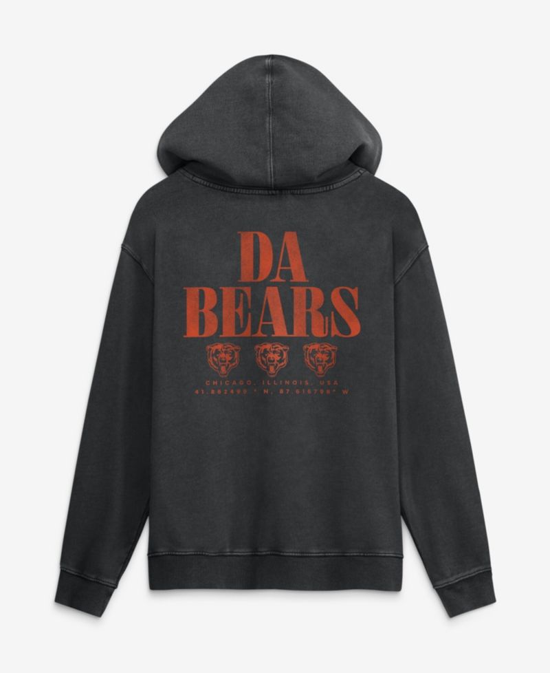 Men's Black Chicago Bears Relaxed Intense Rivalry French Terry Hoodie