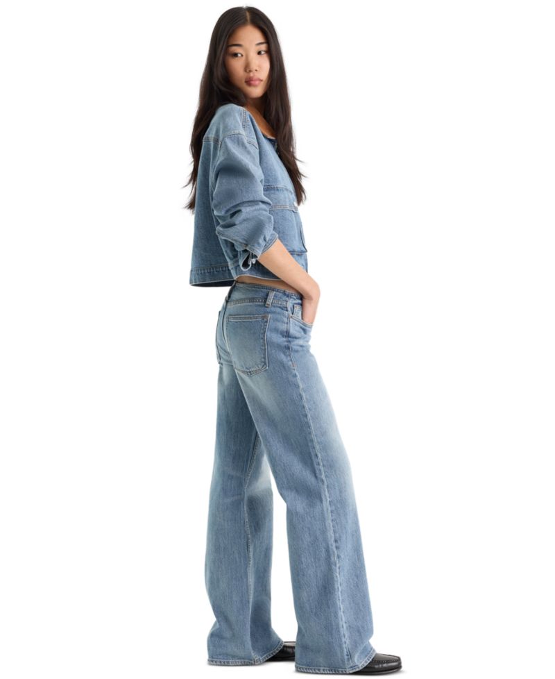 Women's Ghost Waist Low Loose Jeans