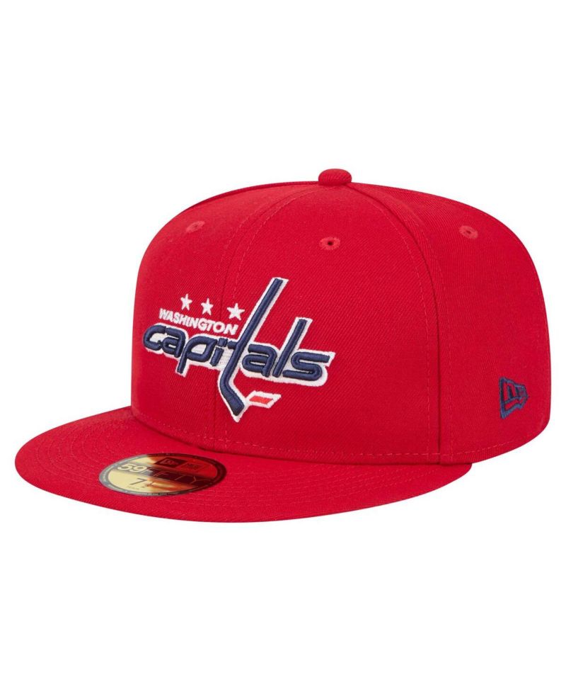 Men's Red Washington Capitals Core 59FIFTY Fitted Hat