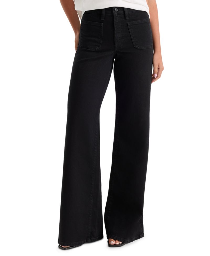 Women's Good Waist High-Rise Wide Palazzo Jeans