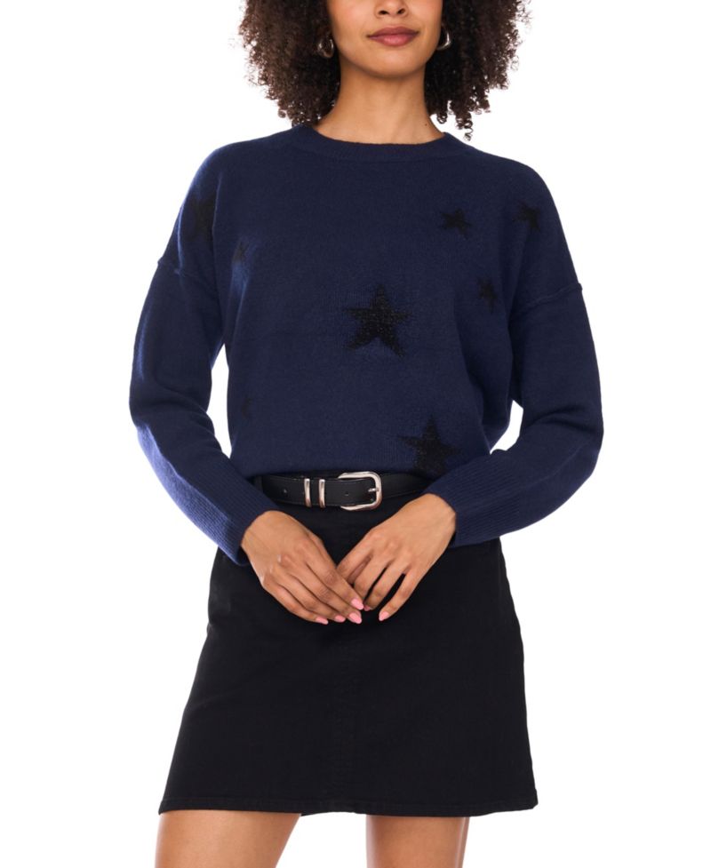 Women's Crew Neck Long Sleeve Sweater