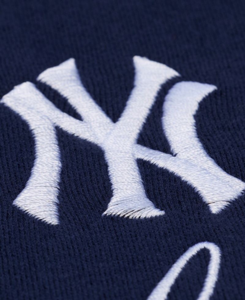 Women's Navy New York Yankees Script Sweatshirt