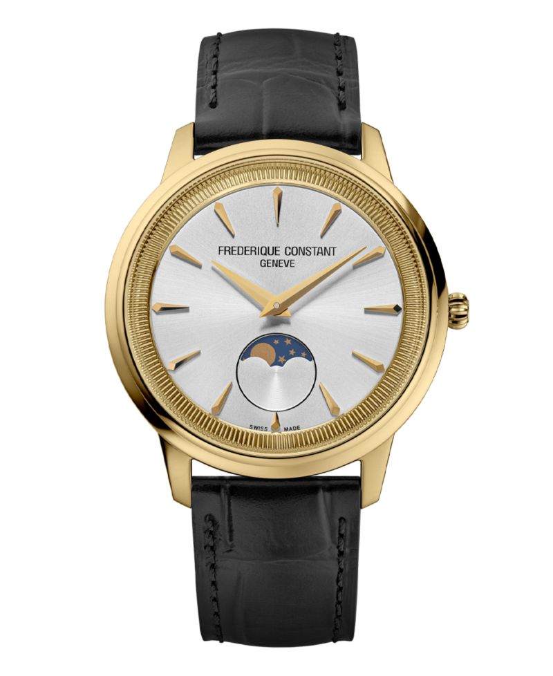 Men's Moneta Moonphase Brown Strap Watch, 37mm