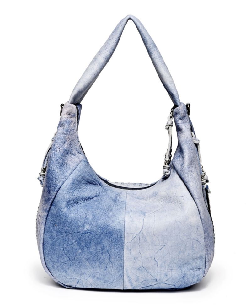 Genuine Leather Dorado Medium Expandable Hobo Handbag