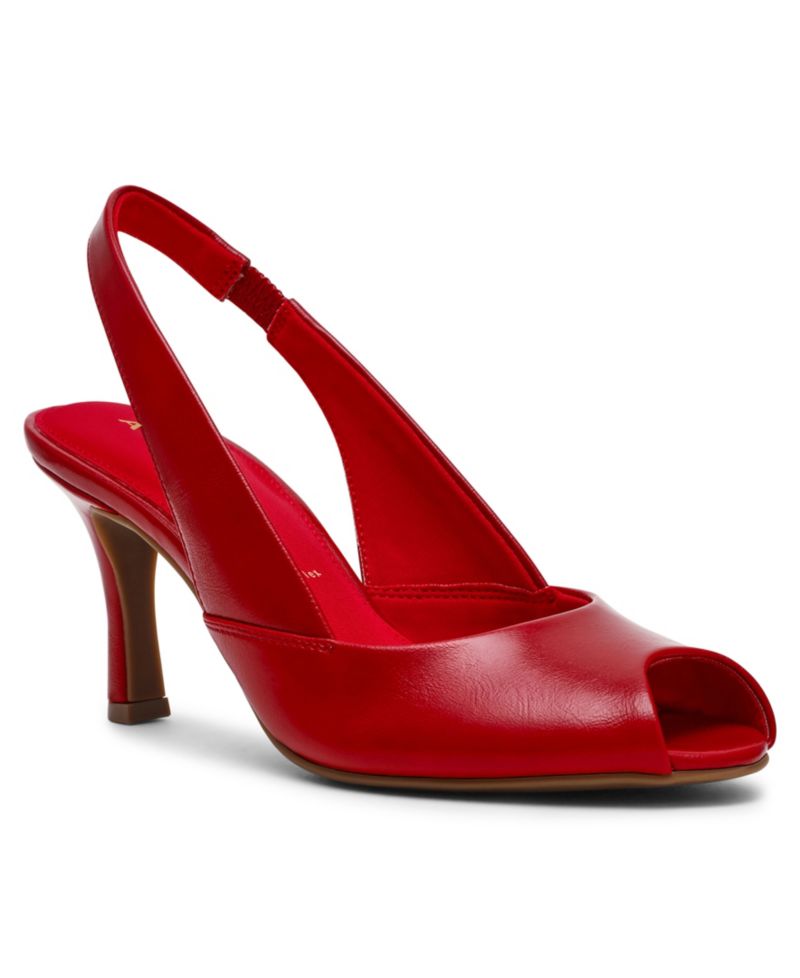 Women's Jovi Peep Toe Slingback Pumps