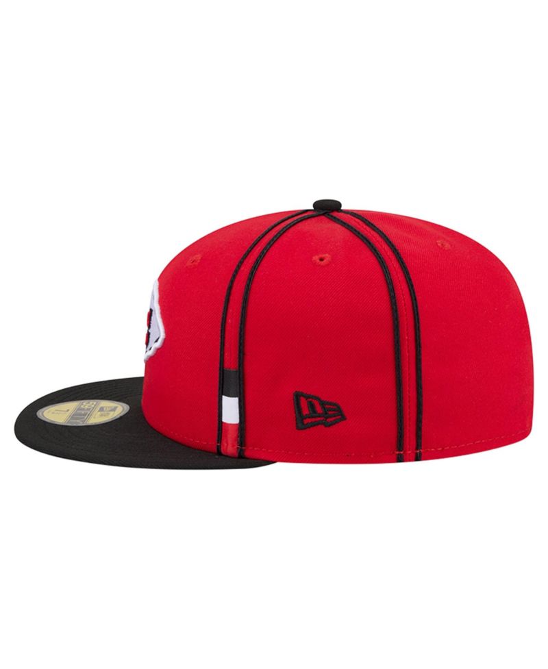 Men's Red Kansas City Chiefs Soutache 59FIFTY Fitted Hat
