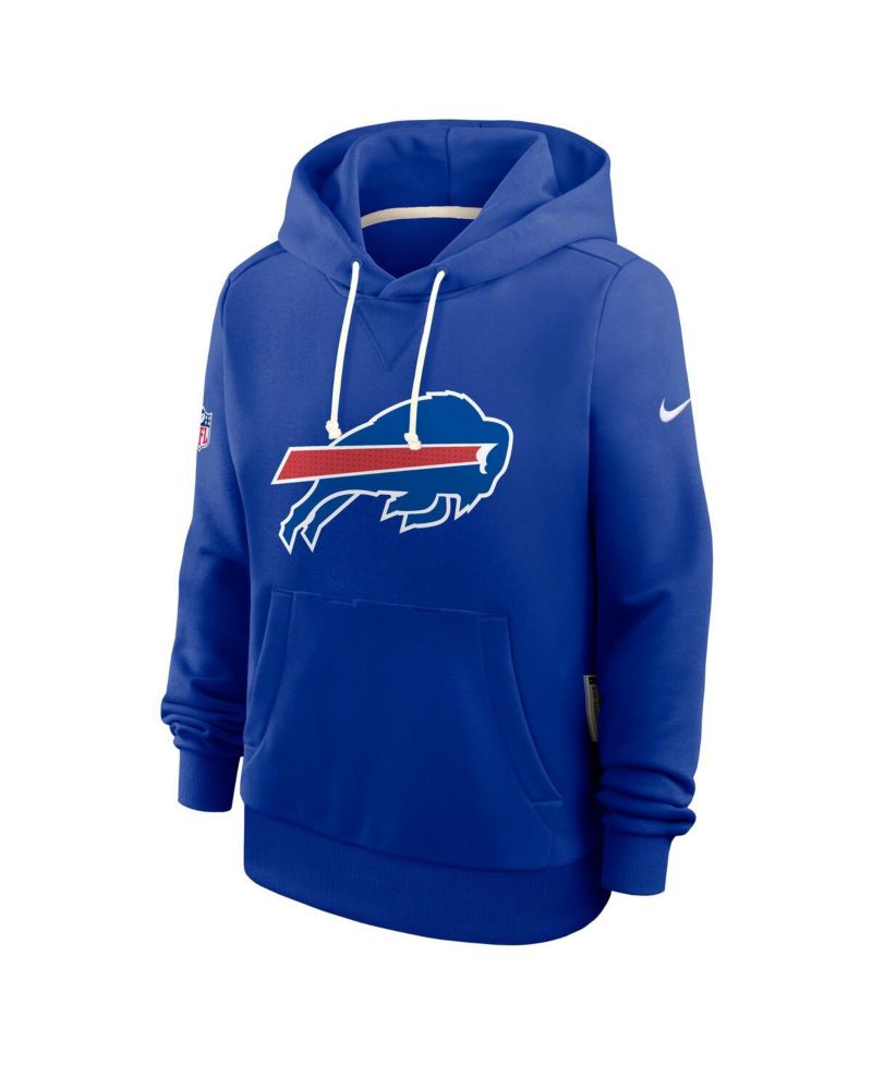 Women's Royal Buffalo Bills Sideline Standard Issue Initial Home Dri-FIT Hoodie