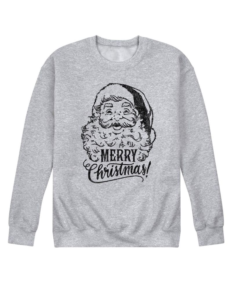 Men's Merry Christmas Fleece T-shirt