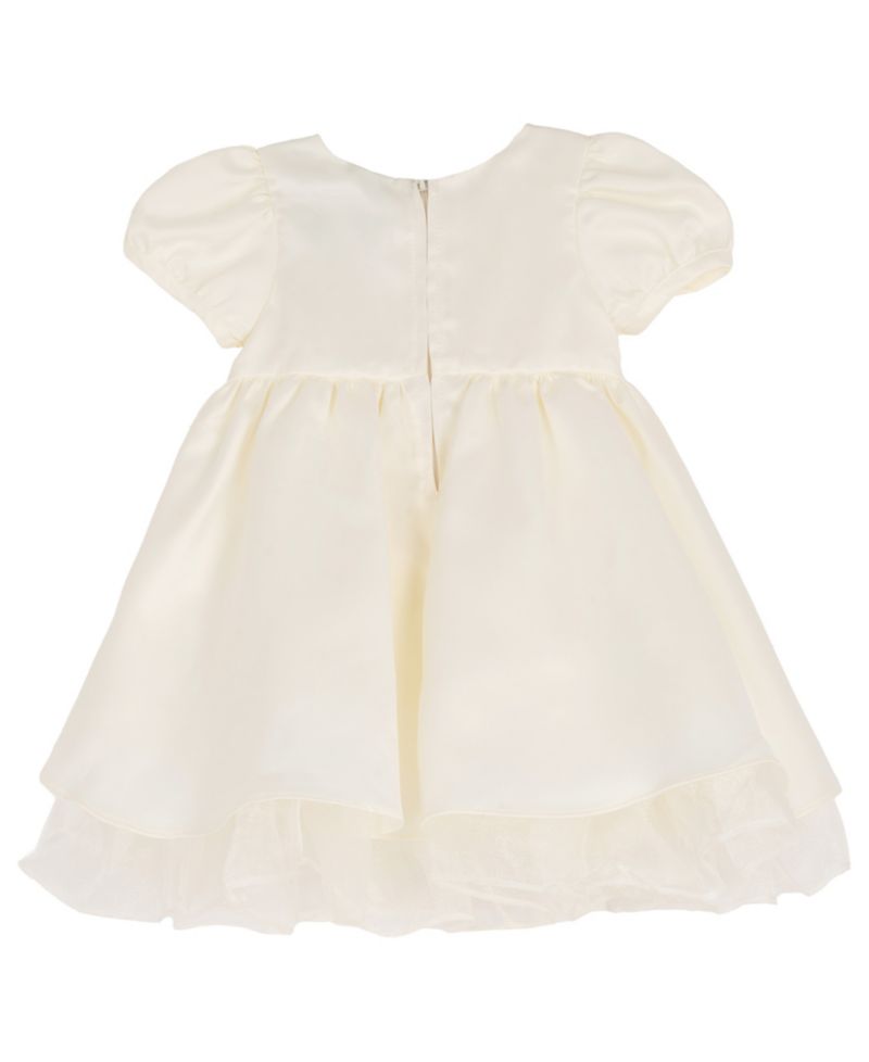 Baby Girls' Satin Dress and Bloomer, 2-Piece Set