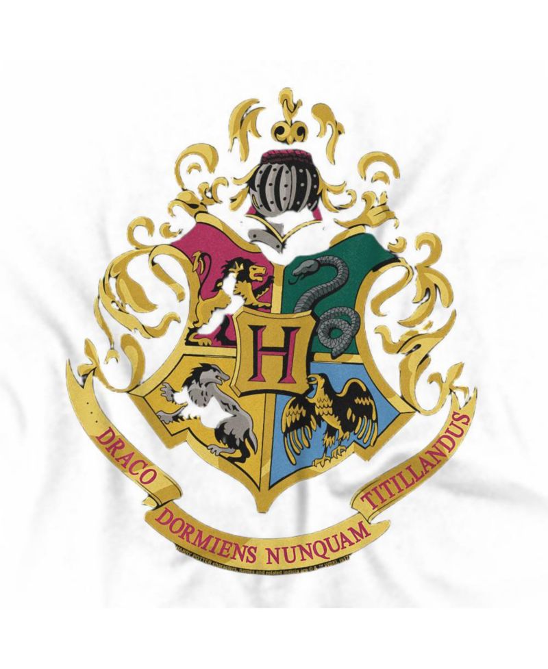 Men's Hogwarts Crest Long-Sleeve Classic-Fit Crewneck Sweatshirt