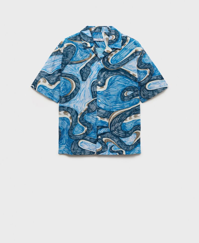 Men's Regular-Fit Printed Shirt