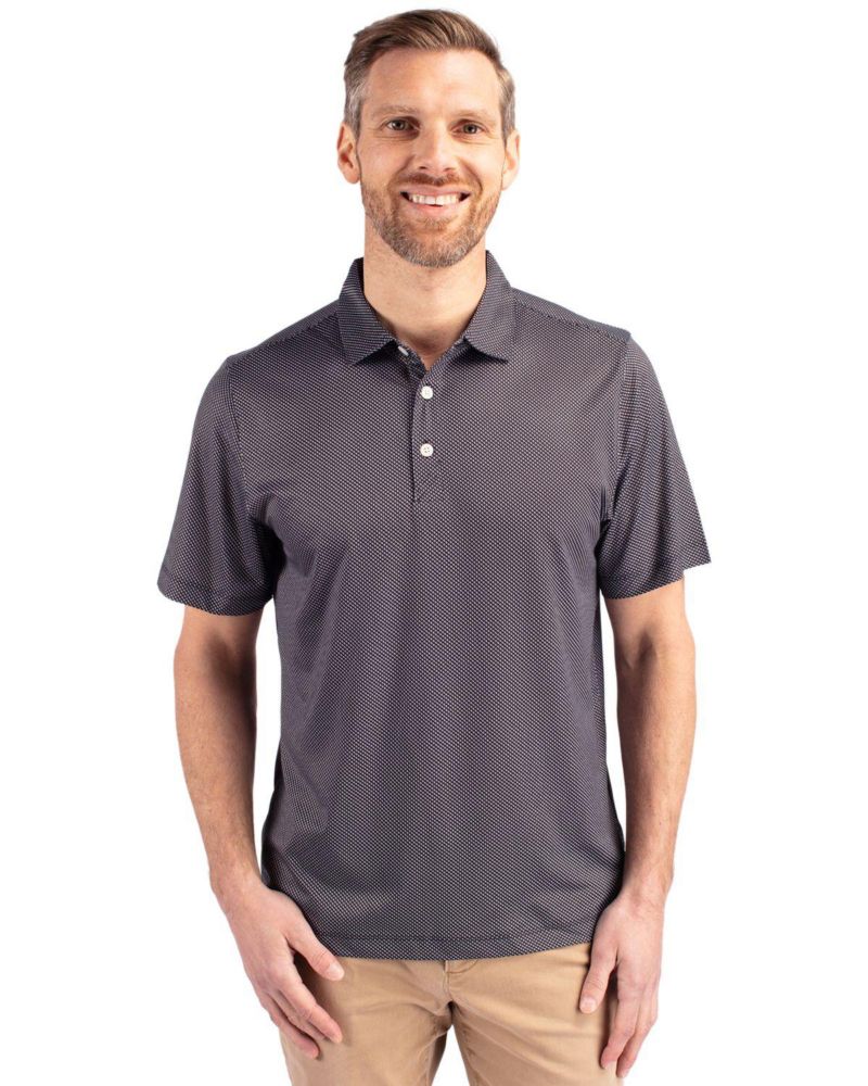 Men's Pike Eco Symmetry Print Stretch Recycled Polo Shirt