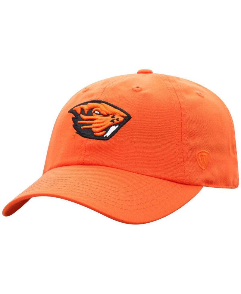 Men's Orange Oregon State Beavers Staple Adjustable Hat