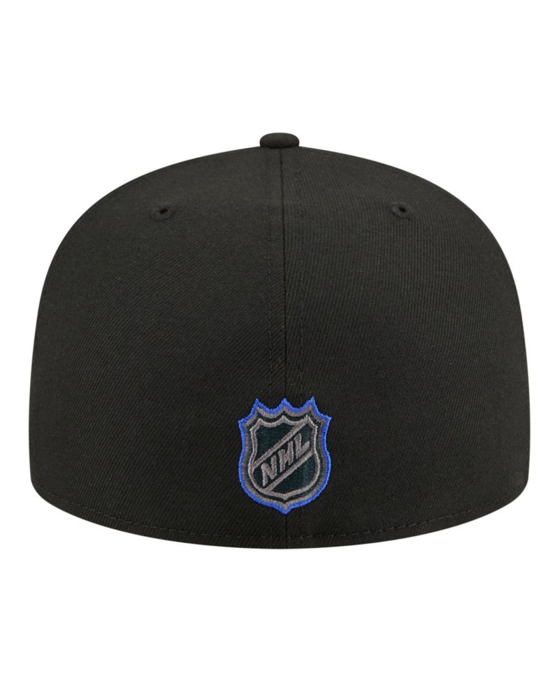 Men's Black New York Rangers Color Pop 59FIFTY Fitted Hat