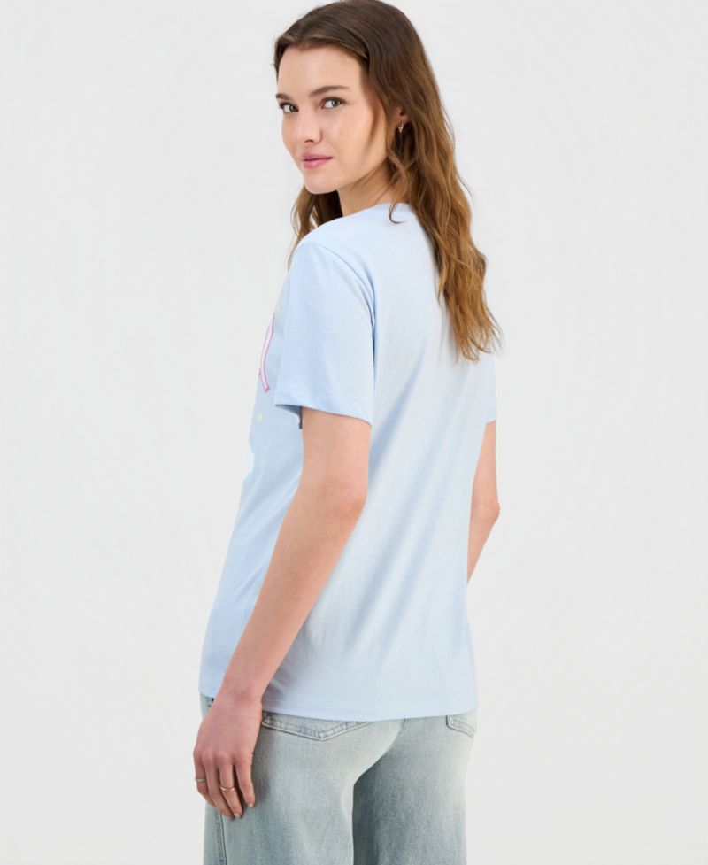 Juniors' Tweety Bird Angel Graphic-Print Tee