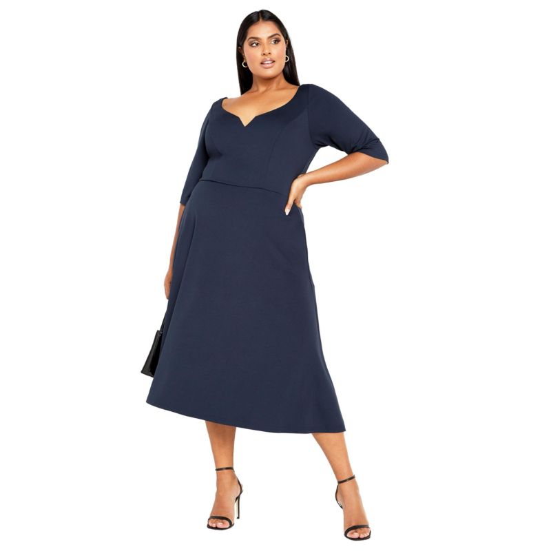 Women's Cute Girl Elbow Sleeve Dress