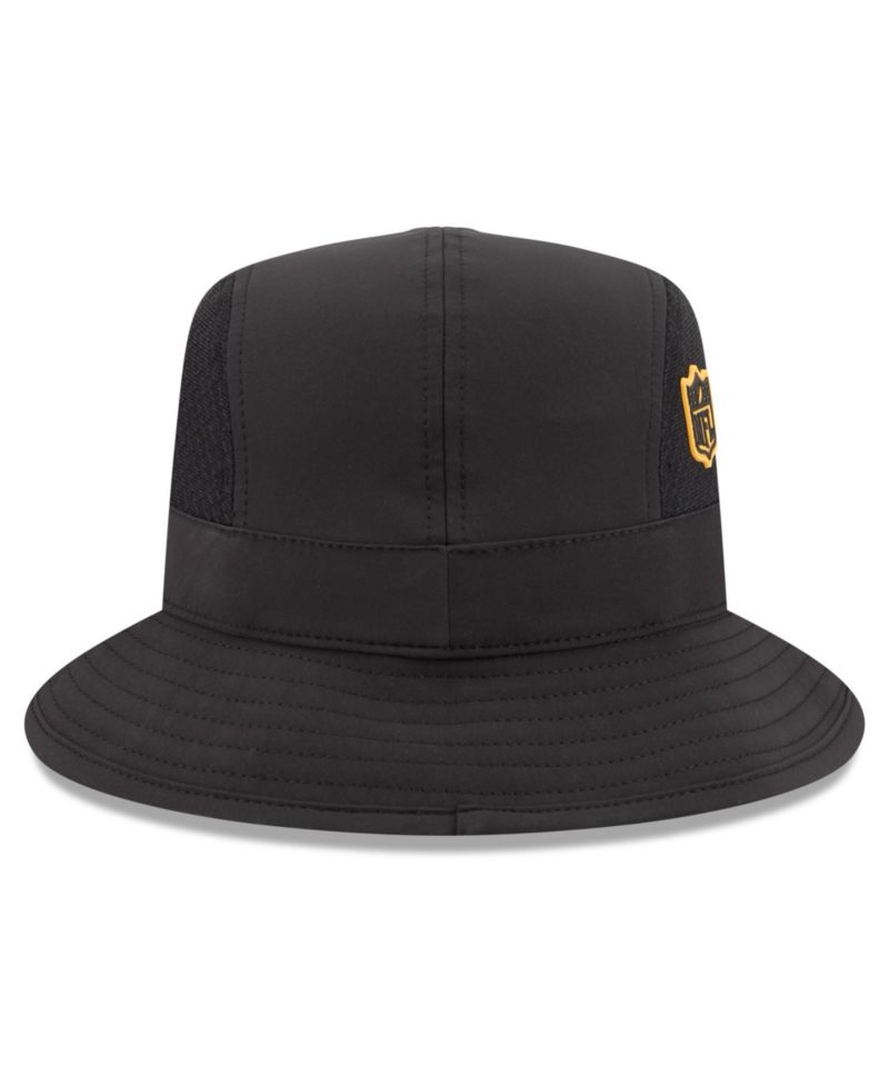 Men's Black Pittsburgh Steelers 2026 Sideline Bucket Hat