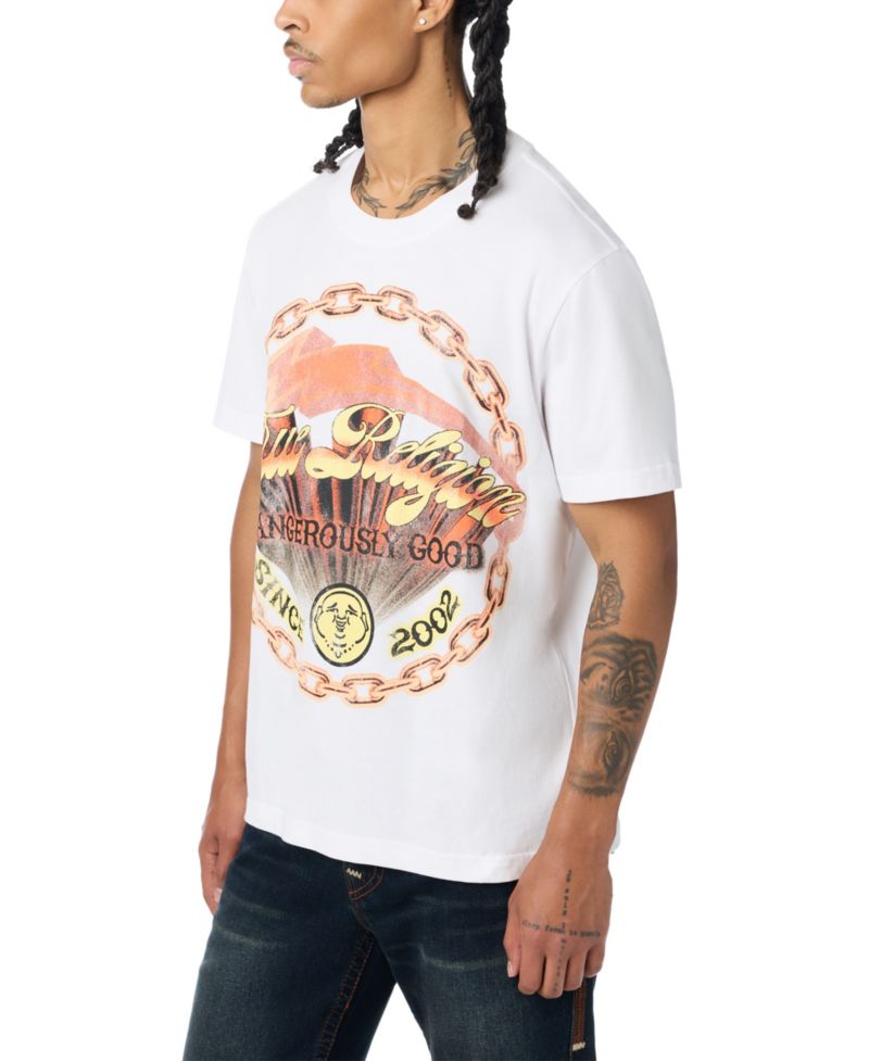 Men's Dangerously Good Graphic Glitter T-Shirt