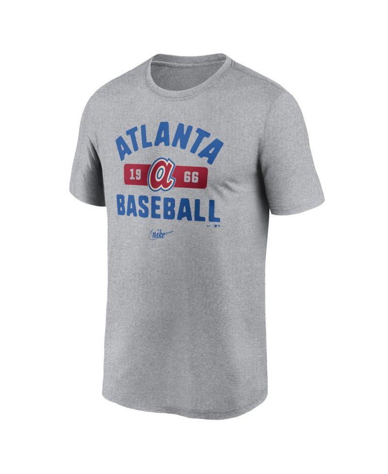 Men's Heather Gray Atlanta Braves Legend T-shirt