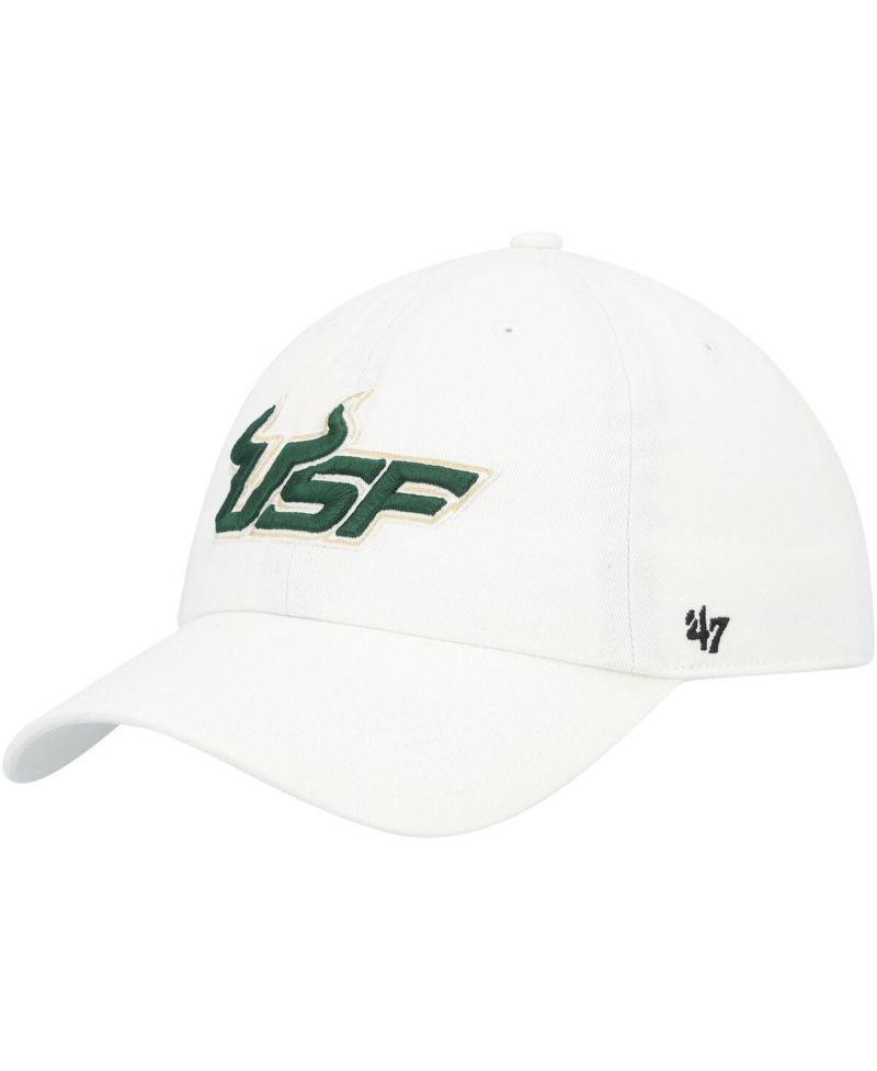 Men's White South Florida Bulls Clean Up Adjustable Hat