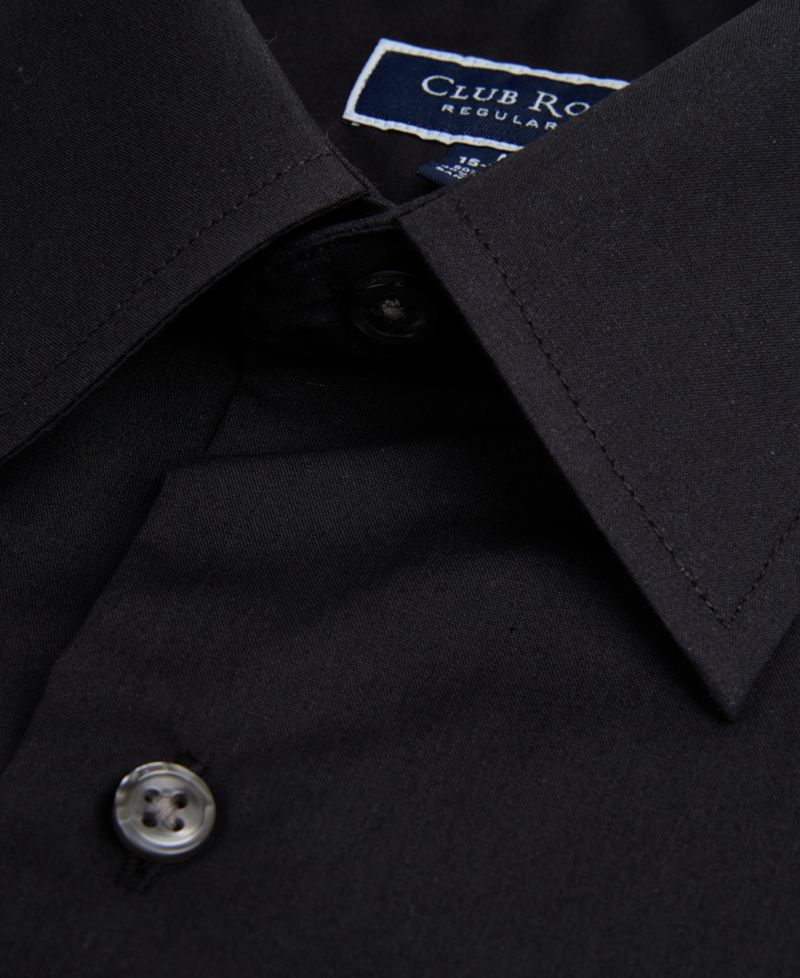 Men's Regular Fit Solid Dress Shirt