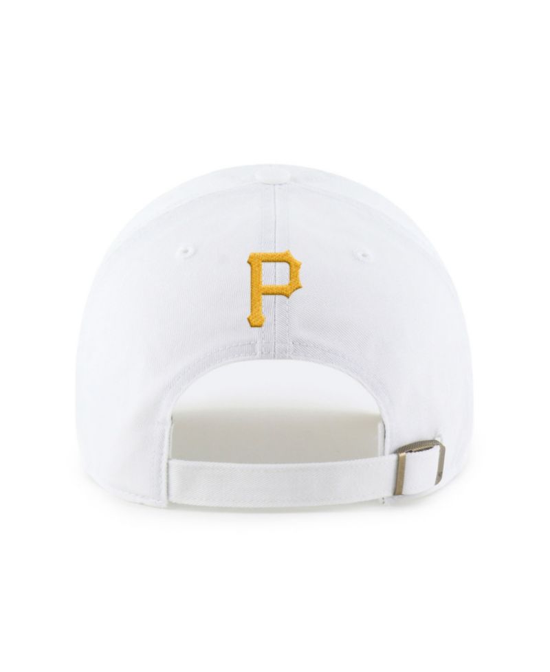 Preschool White Pittsburgh Pirates Ice Cream Helmet Clean Up Adjustable Hat