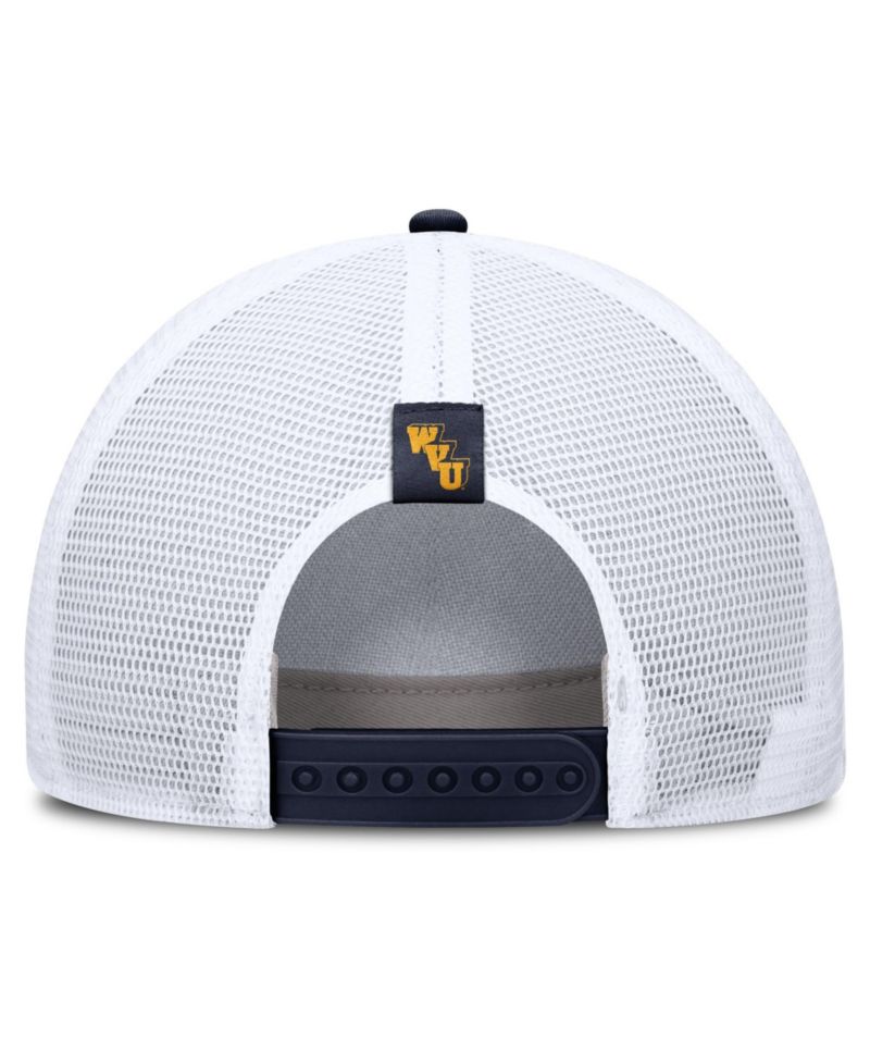 Men's and Women's Gray West Virginia Mountaineers 2026 Basketball Refresh 5-Panel Rise Trucker Hat
